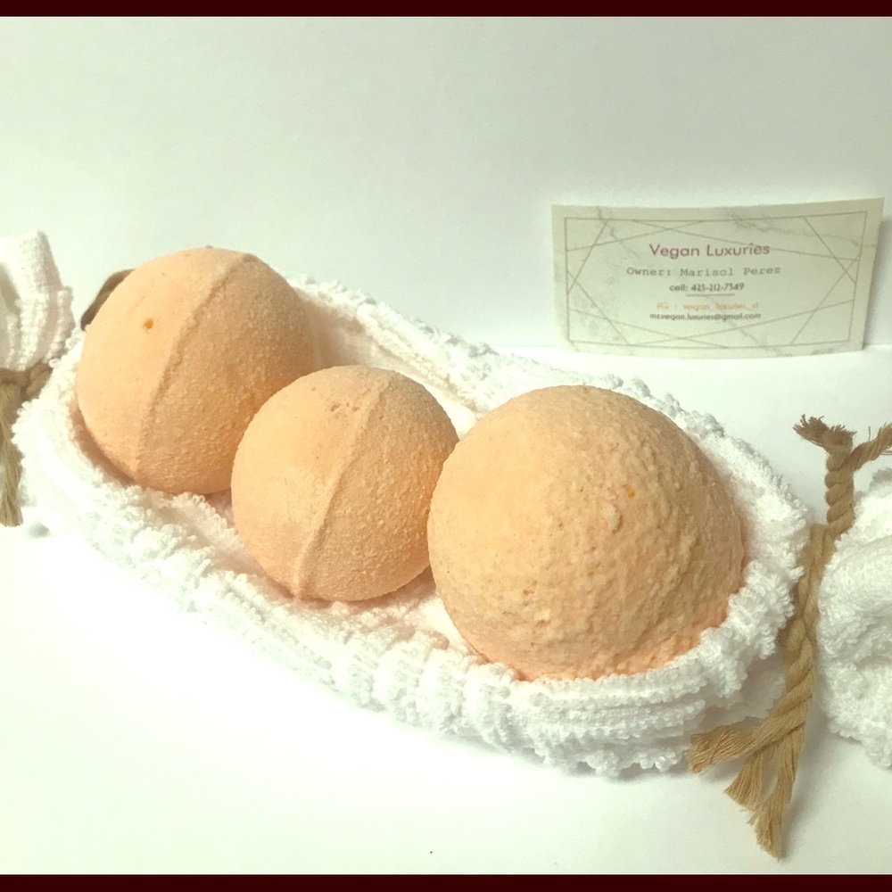 🍭ORANGE ORGANIC BATHBOMBS